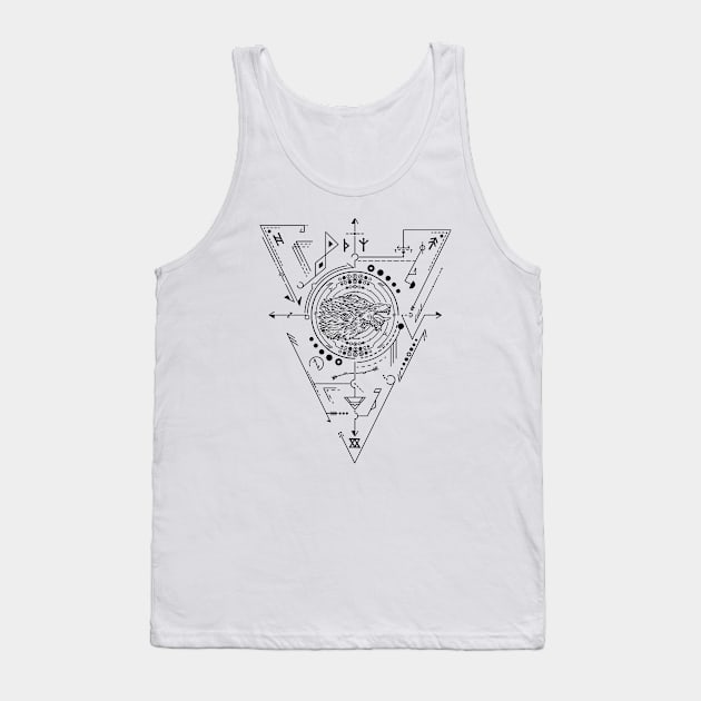 Fenrir | Norse Pagan Symbol Tank Top by CelestialStudio